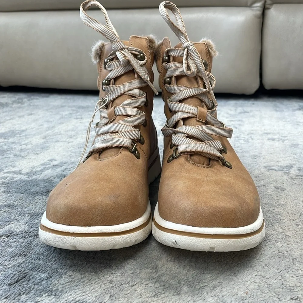 Cliffs by White Mountain Hallett Ankle Boot Bootie Hiking Winter Tan Sz 11W